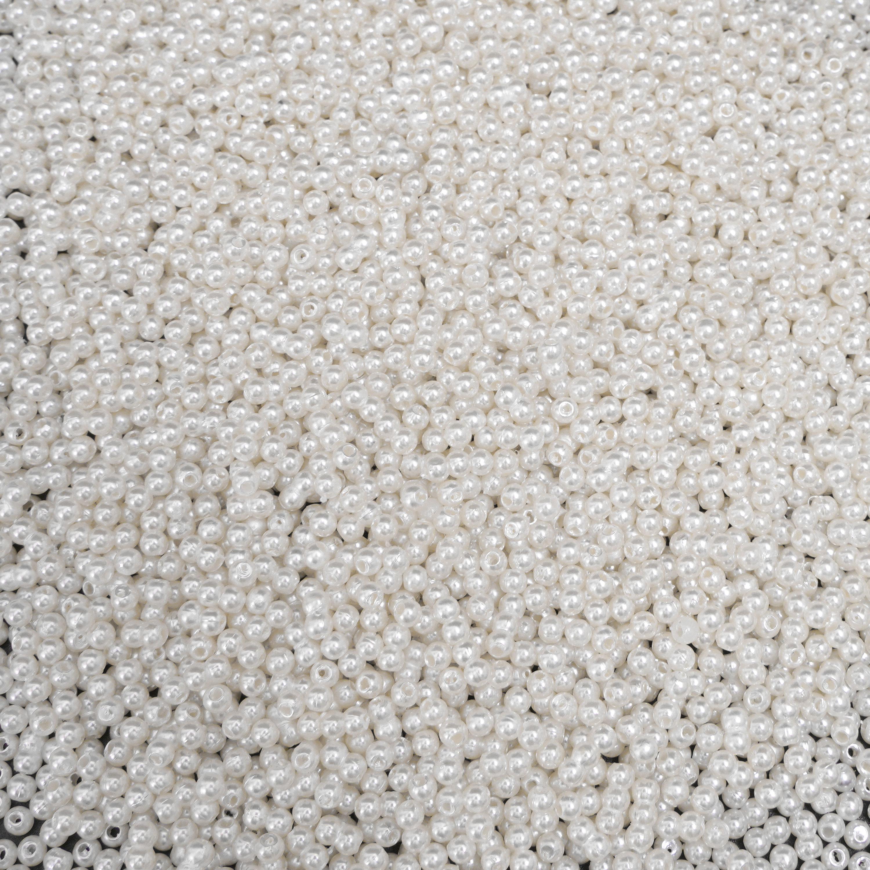 

Высокоглянцевый АБС Жемчуг Водяная Мельница Круглый Прямое Отверстие Рассыпные Бусины DIY Браслет Ожерелье Изготовление Ювелирных Изделий Шитье Рукоделие Декор 3mm 400pcs белый