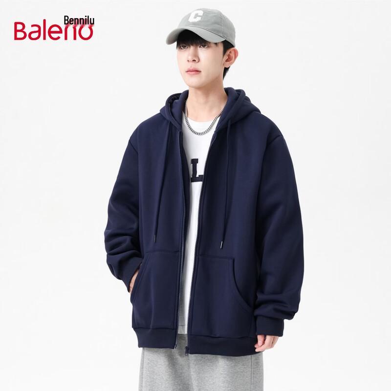 Baleno Unisex Hooded Zipper Sweatshirt Jacket