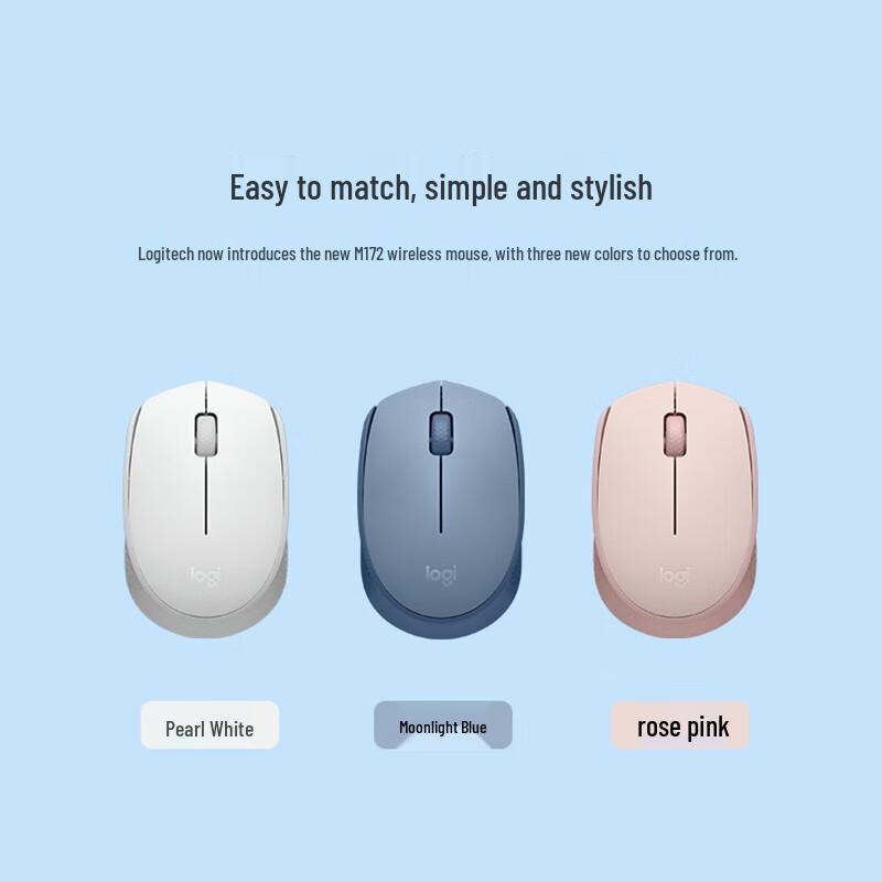 

Logitech M172 Compact Wireless Mouse