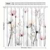 Various Pattern Shower Curtain With Hooks Easy Install Waterproof Washable For Home Hotel Bathroom Decor