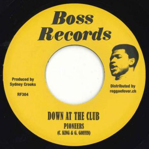 

7inch Record PIONEERS / VICEROYS - Down At The Club / Power Control RF304 Boss Records/Re 1970 Europe Reggae, Ska & Dub