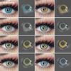 Yearly 1pair Colored Contact Lens For Eyes Twinkle Series Color Contact Lens Eye Contacts Colored Lenses Cosmetic