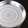 Deepen Wok Steamer Rust-proof Steaming Basket Cooker Rack Pot Steaming Tray  Dumplings