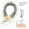 Women's Summer Pleated Phone Lanyard & Wrist Strap - Elegant Charm & Chain