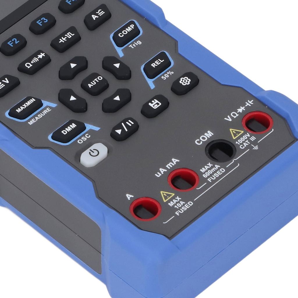 2 In 1 Oscilloscope Multimeter High Accuracy 1MHz Analog Bandwidth 2.8in LCD 1000V DC Voltage Curren