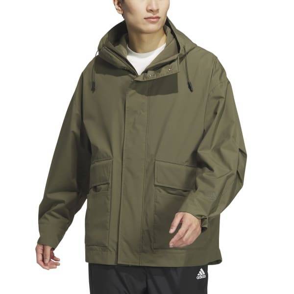 adidas Unisex Kurtka Przeciwwiatrowa na Co Dzień Z Szczotkowaną Podszewką Kurtka Tkana Jg8511 Sl Wv Jkt