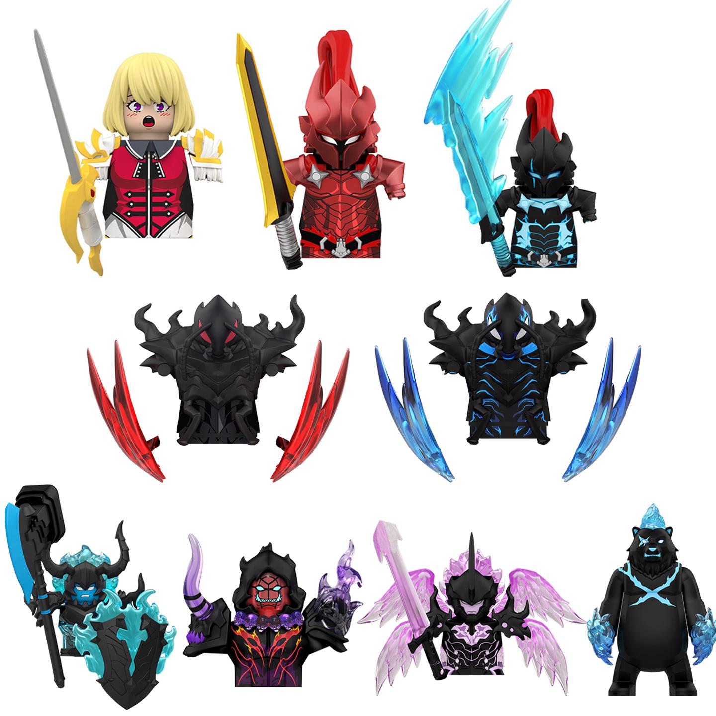 

Аніме Solo Leveling Роль Нові Будівельні Блоки Лялька Міні-Лялька Оновлення Мультфільм Мультяшні Іграшки Подарунок Прикраси Колекція.