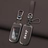 Zinc Alloy Leather Car Key Cover Case For Jeep Renegade Wrangler Patriot Grand Compass Cherokee Liberty WK2 KL Auto Accessories