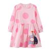 European & American Cartoon Long-Sleeve Autumn Dresses for Girls