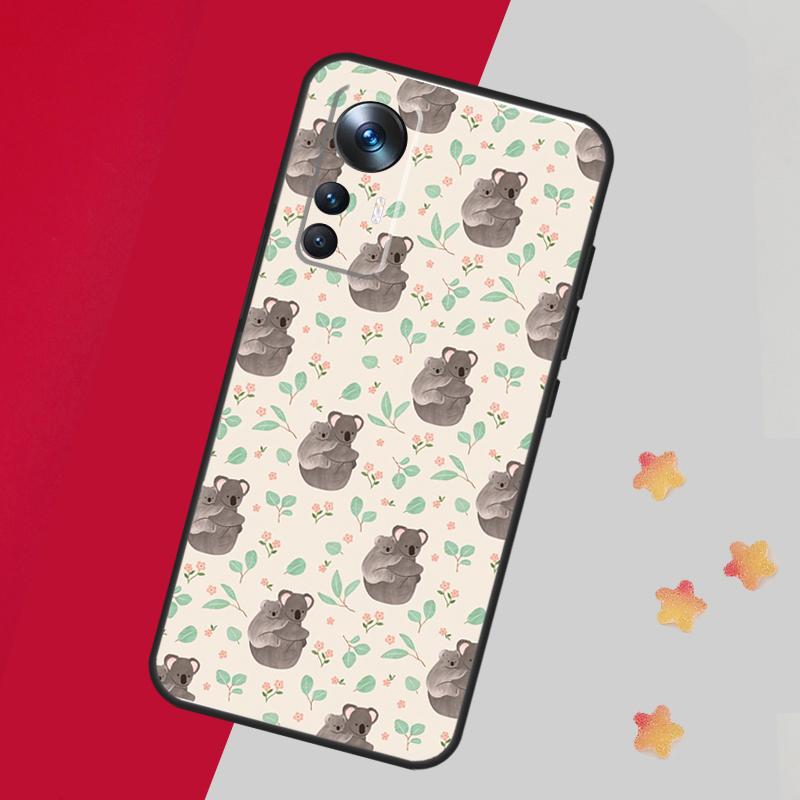 Koala and Eucalyptus Case For Xiaomi 15 Ultra 13 14 11T 12T 13T 14T Pro Cover For POCO F7 F6 F5 X3 X5 X6 X7 Pro