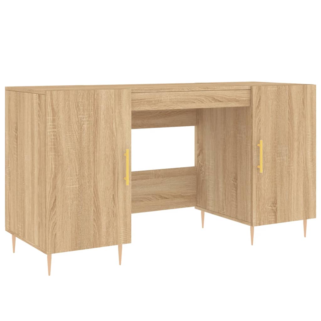 Desk Sonoma Oak 140x50x75 cm Particleboard