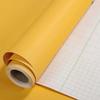 PVC Frosted Yellow Wallpaper Bedroom Wall Renovation Film Self-Adhesive Waterproof Wardrobe Table Desktop Cabinet Door Stickers