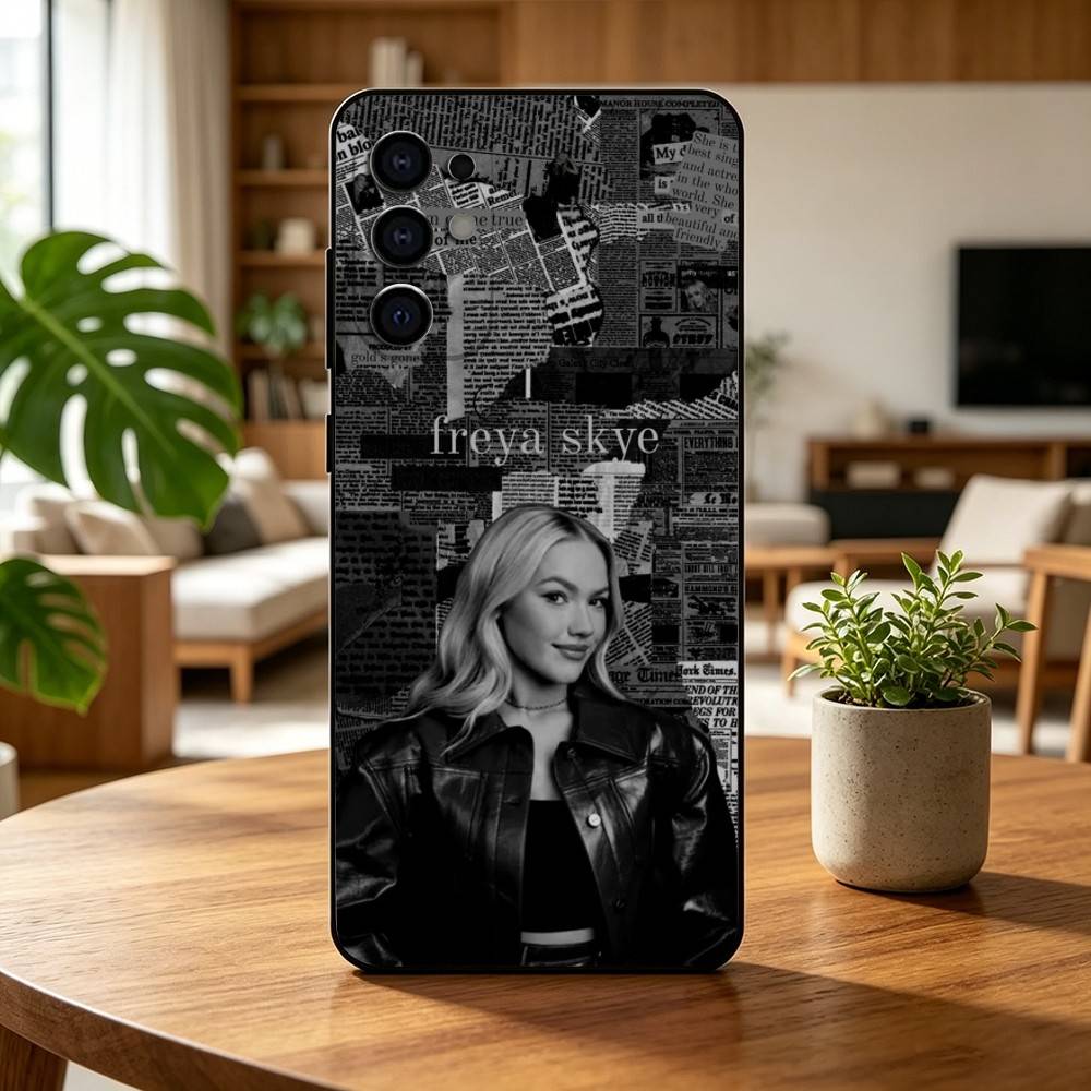S-Singer F-Freya Skye-e  Phone Case For Samsung S25,S24,S21,S22,S23,S30,Ultra,S20,Plus,Fe,Lite,Note,10,Black Cover