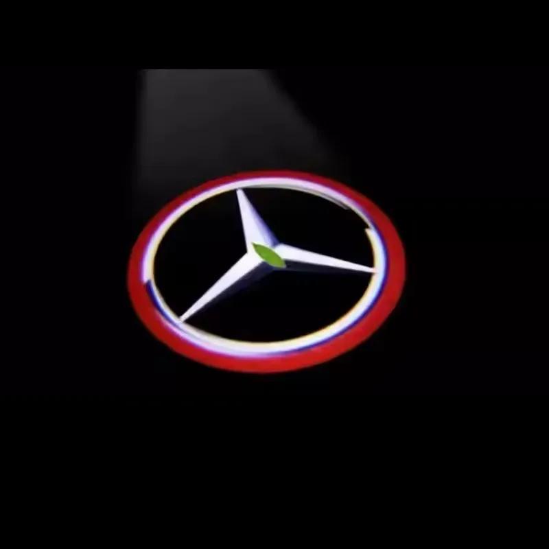 Led Car Door Welcome Light Projector Logo Lamp For Mercedes Benz W212 W213 W205 AMG W177 V177 W247 W246 W176 GLA GLC X253 GLE