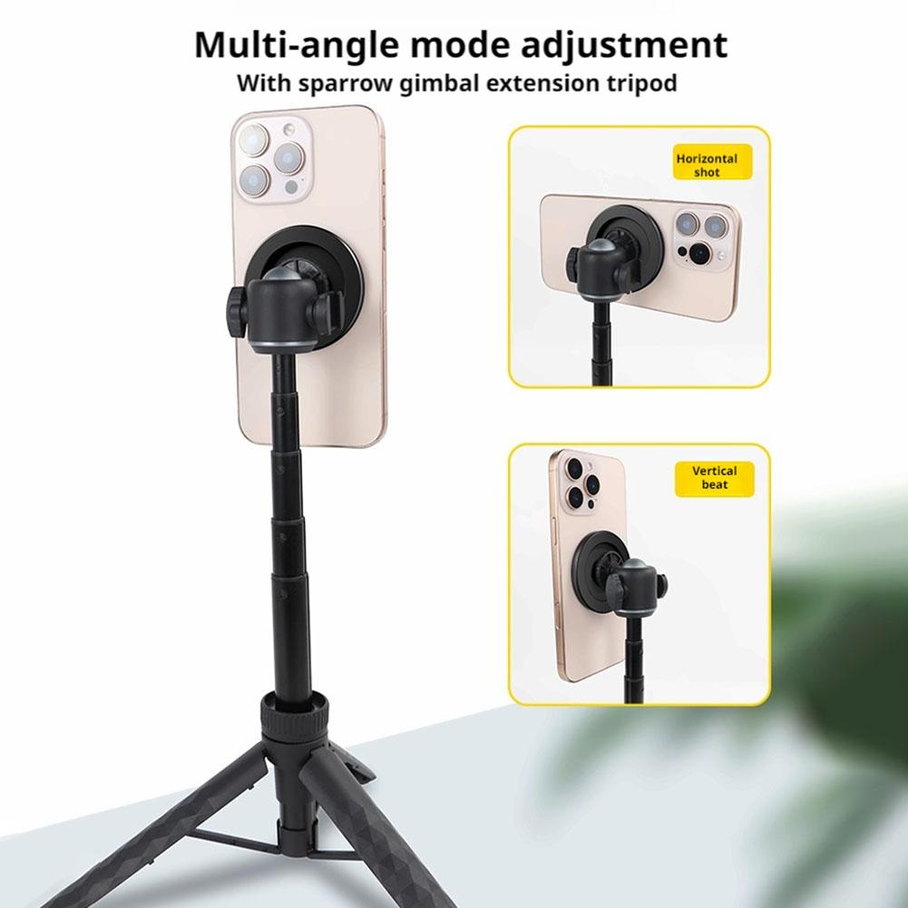 For MagSafe Stand Mobile Phone Holder 1/4 Screw Hole Bracket Magnetic Mount For Car Laptop For Magsafe Stand Holder Q5Z2