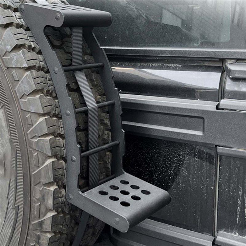 Spare Wheel Step Lifter Universal For Bronco Wrangler T300 Modified Parts Ladder For Spare Wheel