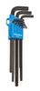 PARKTOOL Hex Wrench 9 HXS-1.2 Set, Pieces, Sizes 1.5/2/2.5/3/4/5/6/8/10mm