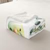Cute Parrot Blanket Soft Fleece Throw Bird Lover Gift Kids Room Decor Floral Design Home Decoration