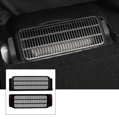 Car Under Seat Air Vent Dust Cover for Tesla Model 3 2017-2022 Anti-clog Air Outlet Protector Interior Modification Accessories