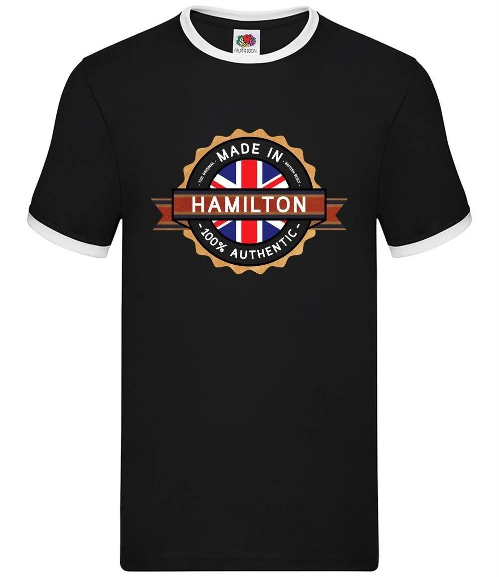 Made In HAMILTON - Mens Ringer - City Town Chef Gift XXXL