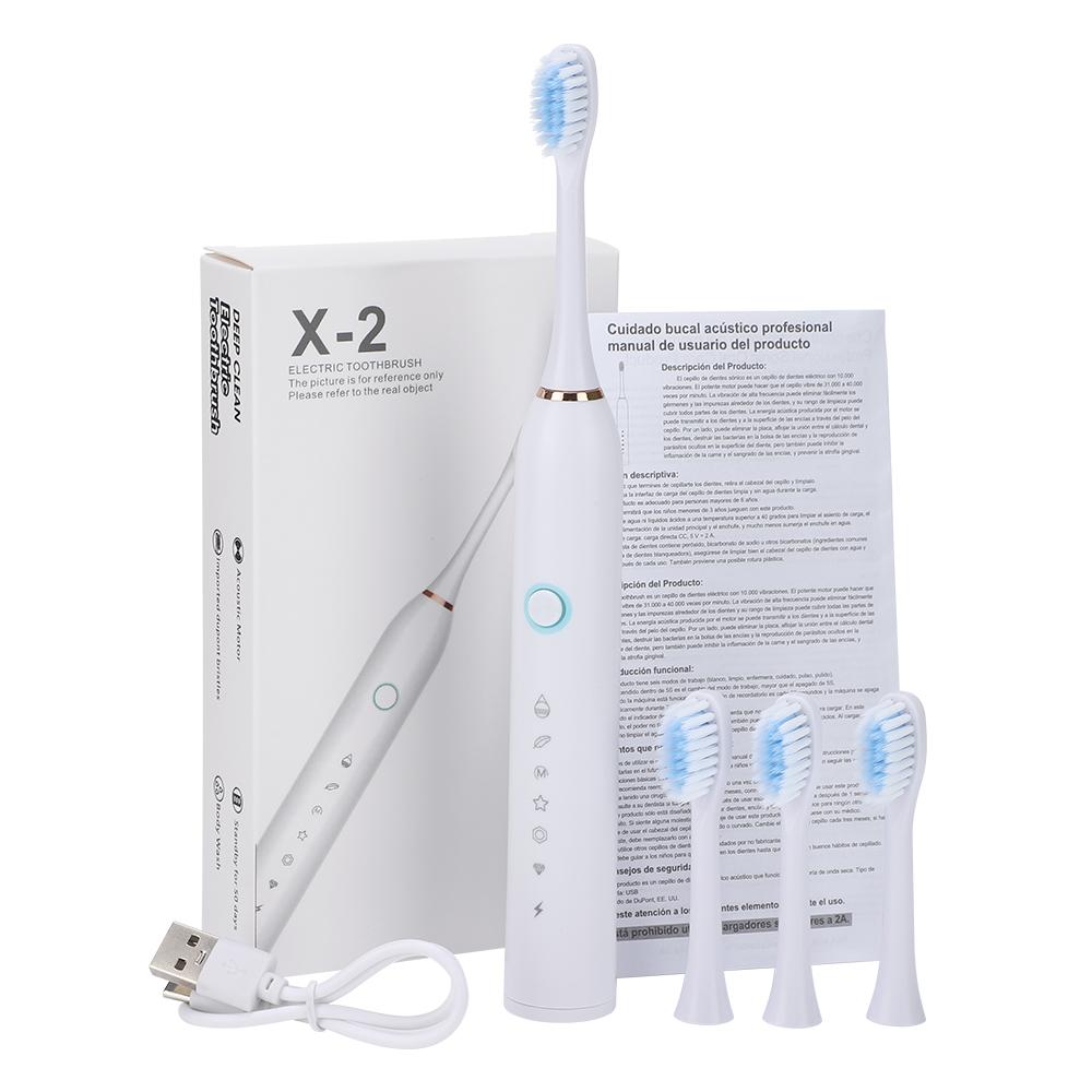 Intelligent Sonic Electric Toothbrush Adult Rechargeable Fully Automatic Whitening And Teeth Cleaning Device For Students Men