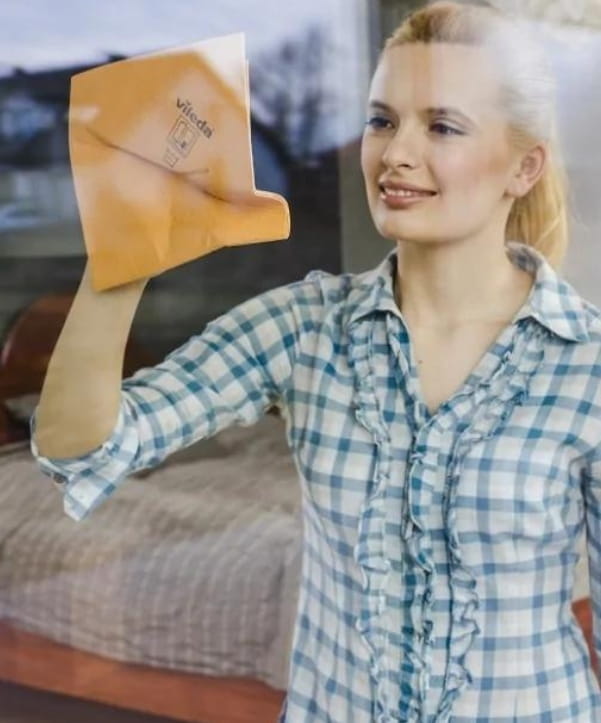 Vileda Window Cleaner Cloth for Cleaning Windows
