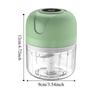 Vegetable Crusher Mini Food Chopper Wireless USB Meat Grinder Electric Garlic Chopper  Kitchen