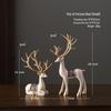 JINGRUIXIANG Lucky Deer Ornament Pair