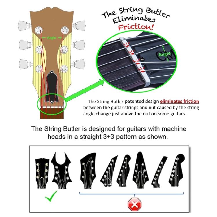 Adjustable Guitar String Butler Stabilizer Achieve Tension String Organizer