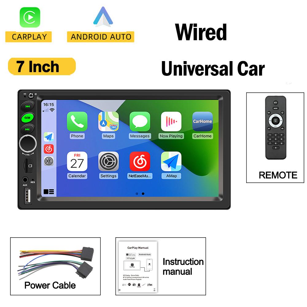 

7 Car Media Video 2 Din FM RDS Airplay Car Radio Wireless CarPlay Android Auto Stereo Audio For VW/Seat/Skoda/Passat/Golf/Polo