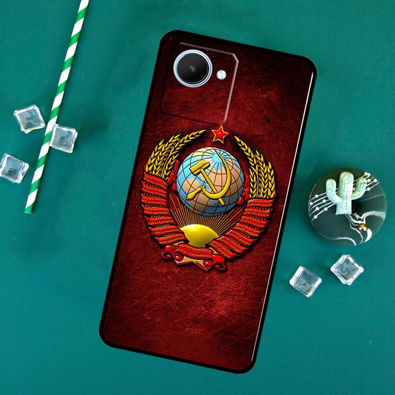 Vintage USSR CCCP For Realme 15 14 13 12 11 10 Pro Plus C65 C67 C63 C61 C55 C51 C53 C35 C75 GT6 GT7 Pro Case