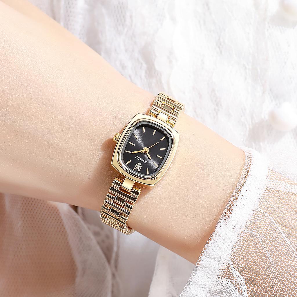 Small Gold Watch Light Luxury Niche For Medieval Women'S Watches