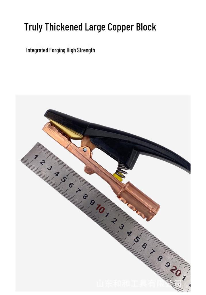 Heat-Resistant Anti-Drop Welding Pliers, Industrial-Grade, European Style, Pure Copper, 800A-1000A.