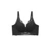 Less sexy lace, no steel rim, small breasts show big upper support, gather anti-sagging bra set