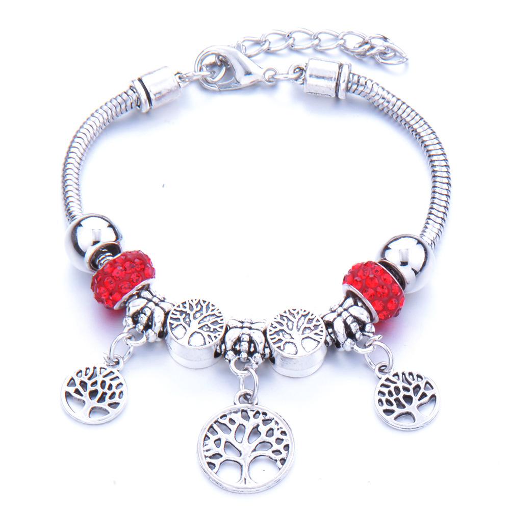 Pulseira em Forma de Coração Liga Design de Elefante Furo Grande Contas de Vidro Transparentes Joia Presente para Mulheres