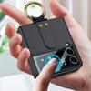 Fashion Lens Glass +Ring Case For Samsung Galaxy Z Flip 3 5g Cover Anti -Knock Luxury Cases For Flip3