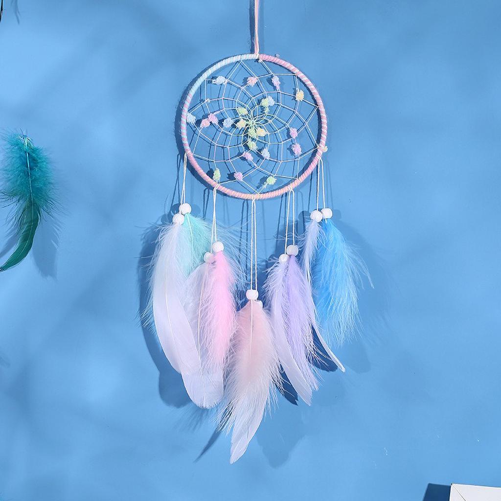 Handgefertigter Traumfänger-Windspiel - Boho-Wohnheim-Dekoration für Mädchen, Geburtstags- & Valentinstagsgeschenk