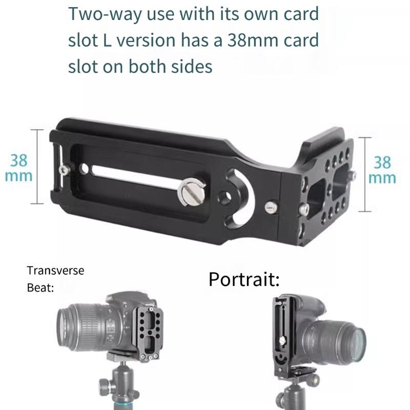 Universal L Shape Bracket Vertical QR Plate For RSC2 DSLR Cameras and Stabilizers for Professional Photography