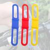 3Pcs Bicycle Light Rubber Band Fine Workmanship Flexibility Heavy-duty Multifunctional  Bicycle Silicone Band for Bike