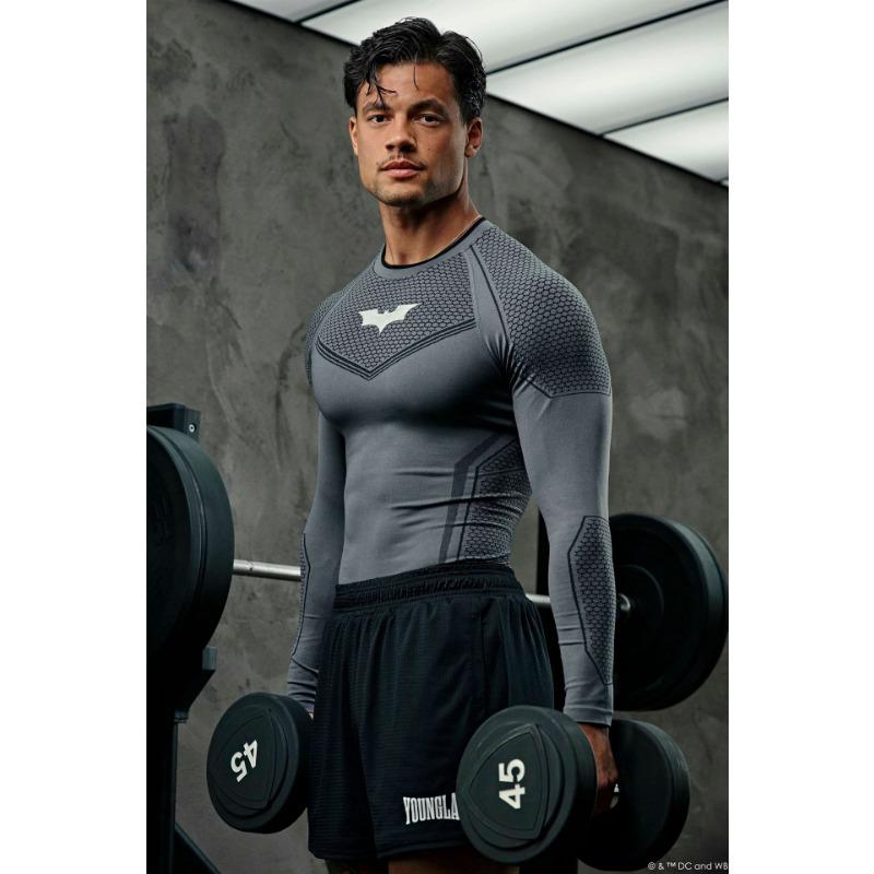 Summer New Men's Long Sleeves Sports Running Training Speed Dry T-shirt