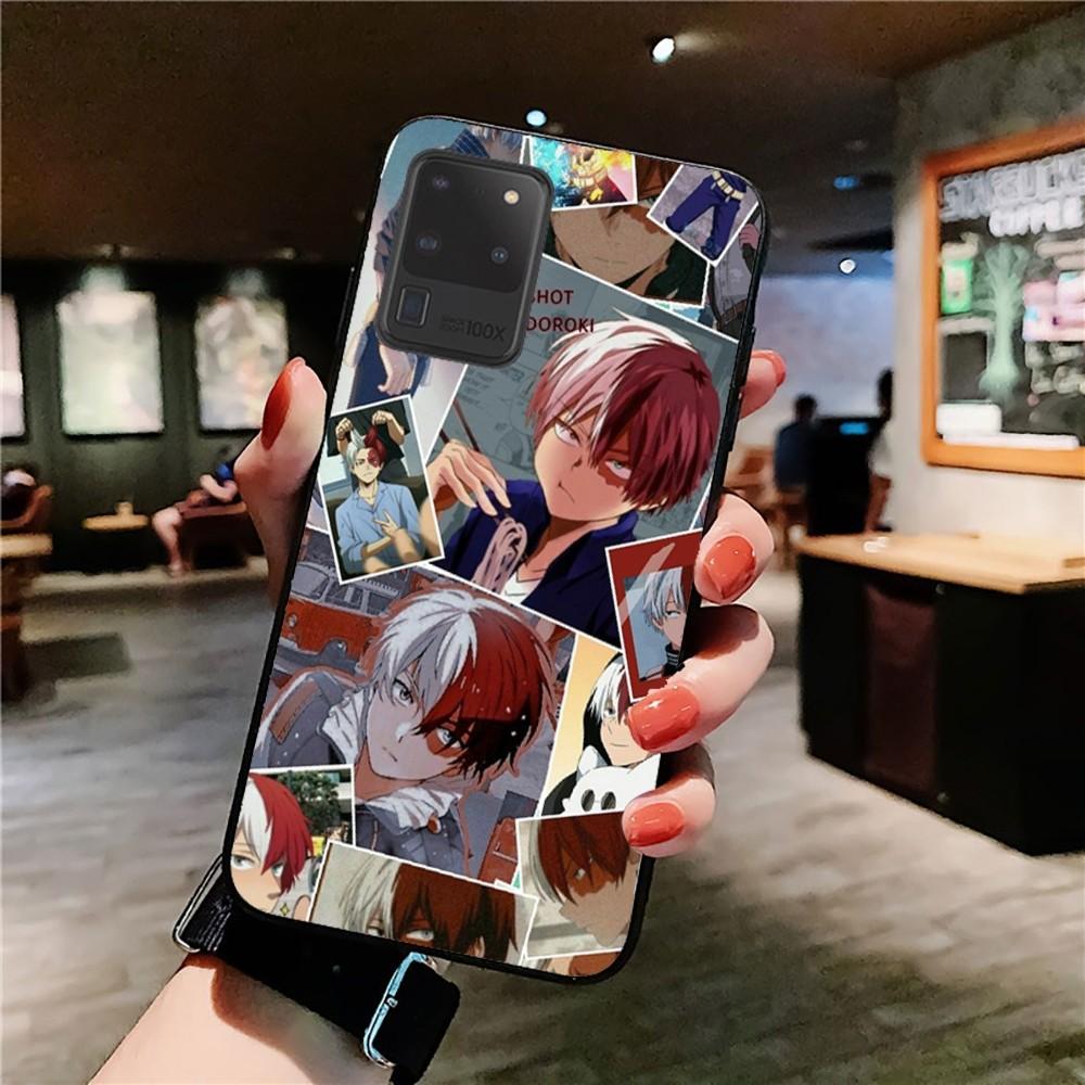 My Hero Academia Shoto Todoroki Handyhülle Für Samsung S 9 10 20 21 22 23 30 23 24 plus lite Ultra FE S10lite Fundas