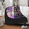 Basketball-themed Graffiti Printed Blanket for Sofa Bed Travel Camping Living Room Office Conditioning Blanket