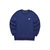 Solid Knit Crew Neck Sweatshirt Men Tops Navy-Blue L423M076-00DU