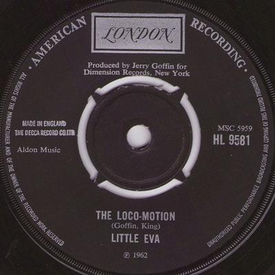 7inch Record LITTLE EVA  The LocoMotion HL9581 London American 1972 UK Rock Used