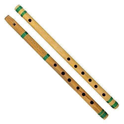 

@ Indian Bamboo Flute Bansuri Set Of 2 Fipple & Transverse For Kids Y008 MJ-1018-60%OFF