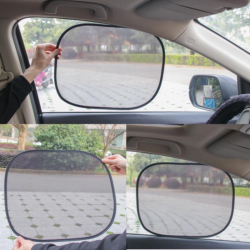2Pcs Car Sunshade Covers Cover Universal Windscreen Folding Visor Reflector Windshield Auto Window Sun Shade Protector