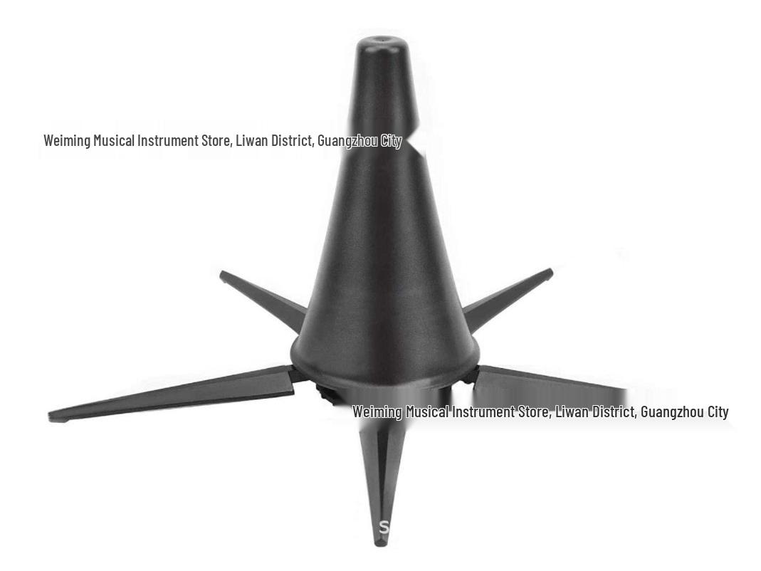 Foldable Portable Black Clarinet Stand - Instrument Display & Accessories