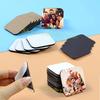 Silicone World 10PCS Sublimation Refrigerator Magnets Blank Heat Transfer Printing Fridge Sticker for DIY Home Kitchen Decor