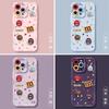 Polka dot M bean apple iphone17promax mobile phone case new 17 with lanyard 17pro cartoon Air soft case