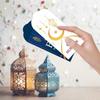 6Pcs Eid Mubarak Cash Envelopes Gift Money Cards Decorative Paper Bag Ramadan Kareem Decoration Islamic Muslim Eid Al-Fitr